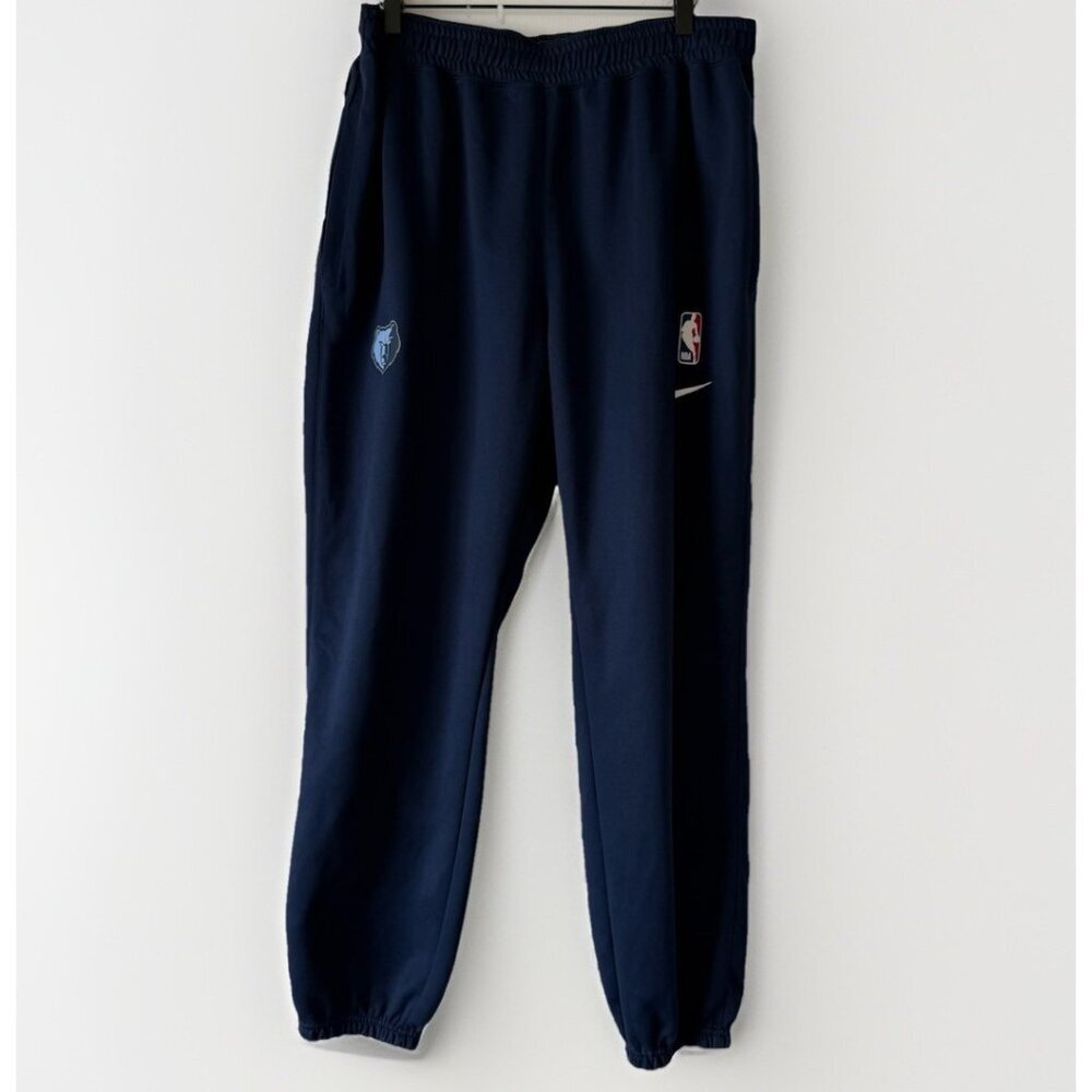Memphis Grizzlies Dri-FIT NBA Team Issued Blue Sweatpants Men's size XL Warm Up
